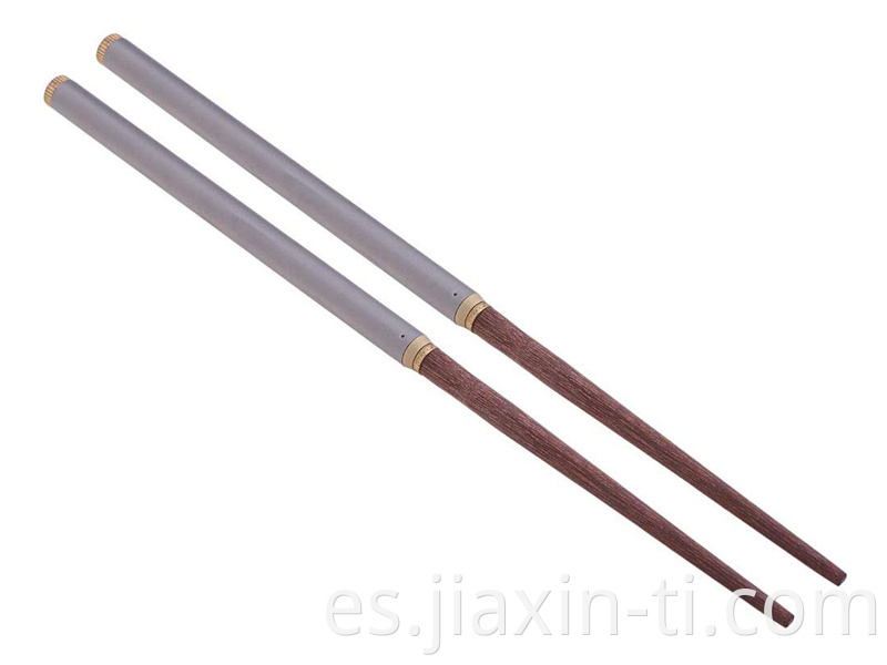 Titanium Wood Folding Chopsticks